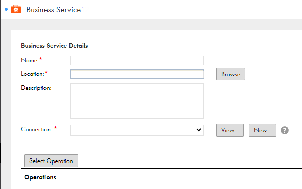 The following image shows the Business Service Details page.