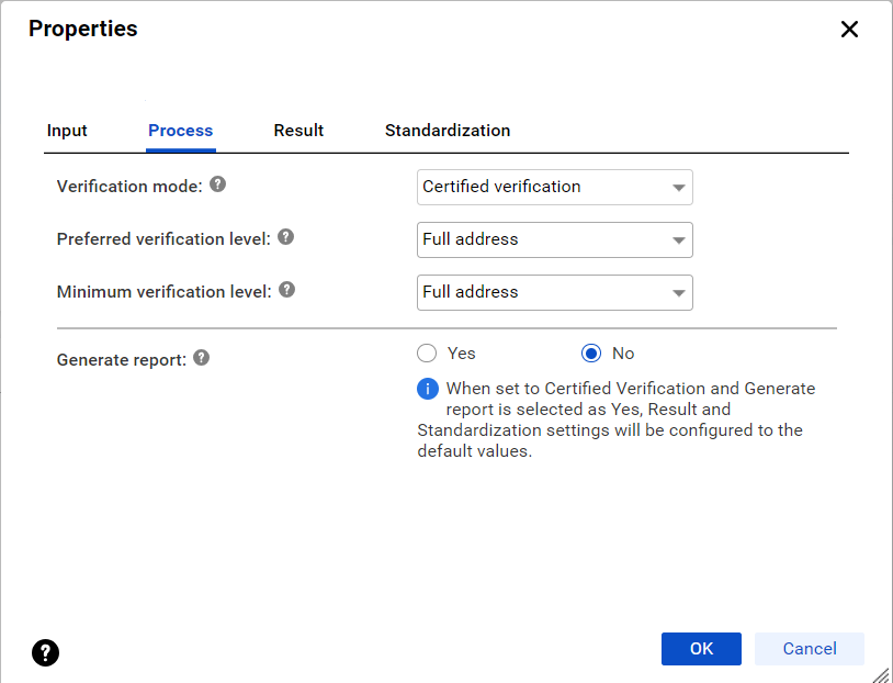 You can perform certified verification on some country addresses