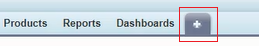 This image shows the All tabs button on the Salesforce dashboard.