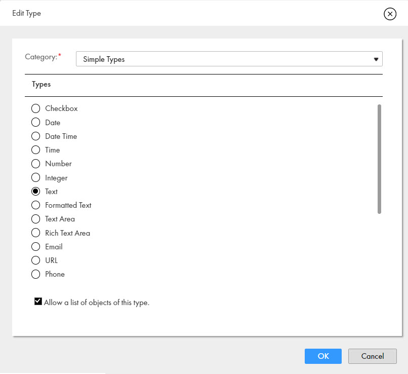 The image shows the Edit Type dialog box.