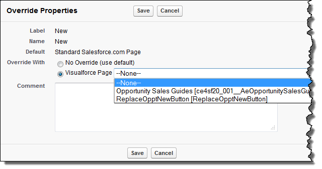 Setting Override Properties