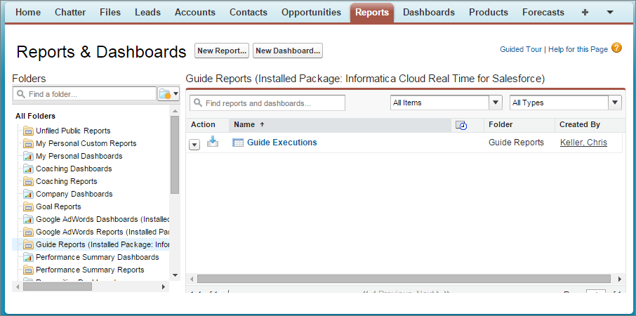 Salesforce Guide Reporting