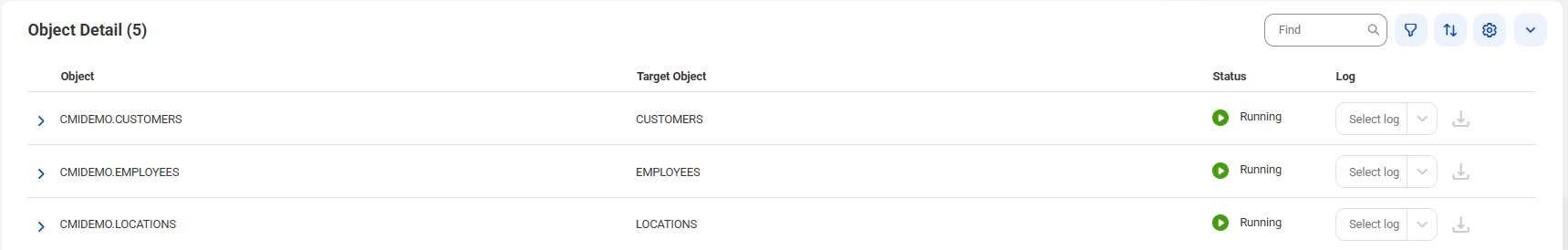 Monitor Object Detail pane
