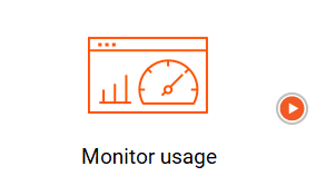 Learn how to monitor your organization's usage.