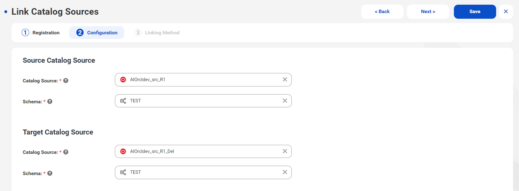 The screenshot shows the Informatica Intelligent Cloud Services selelction screen with the Metadata Command Center highlighted.