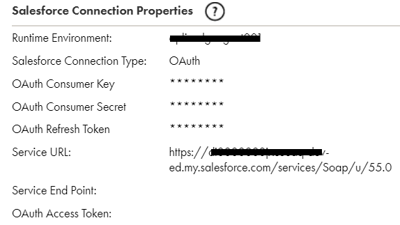The image shows the service URL. The image shows the service URL.