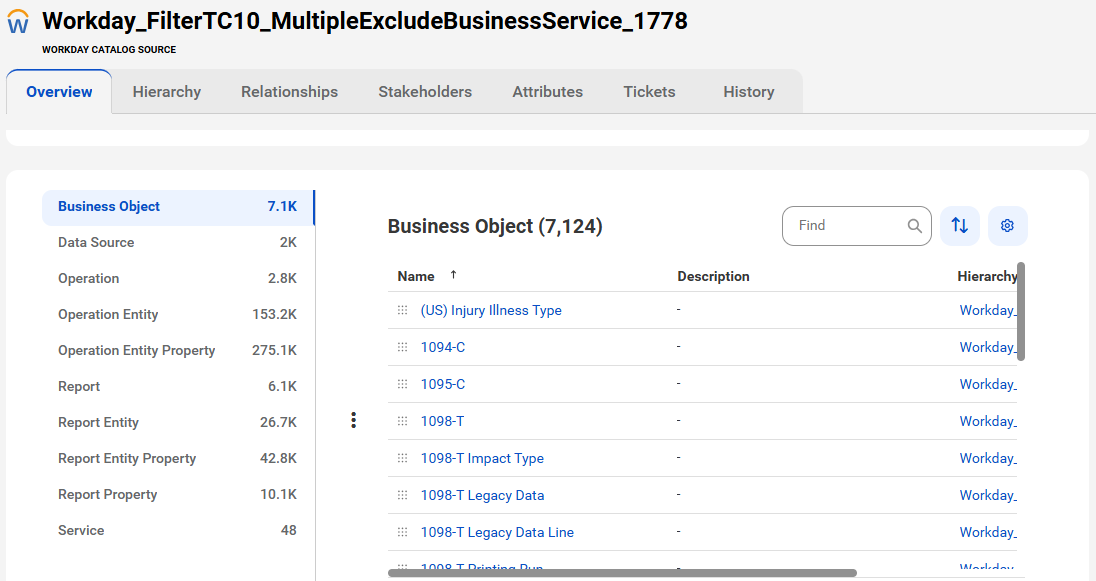 The image shows a sample Workday asset page with tabs that allow you to view assets.