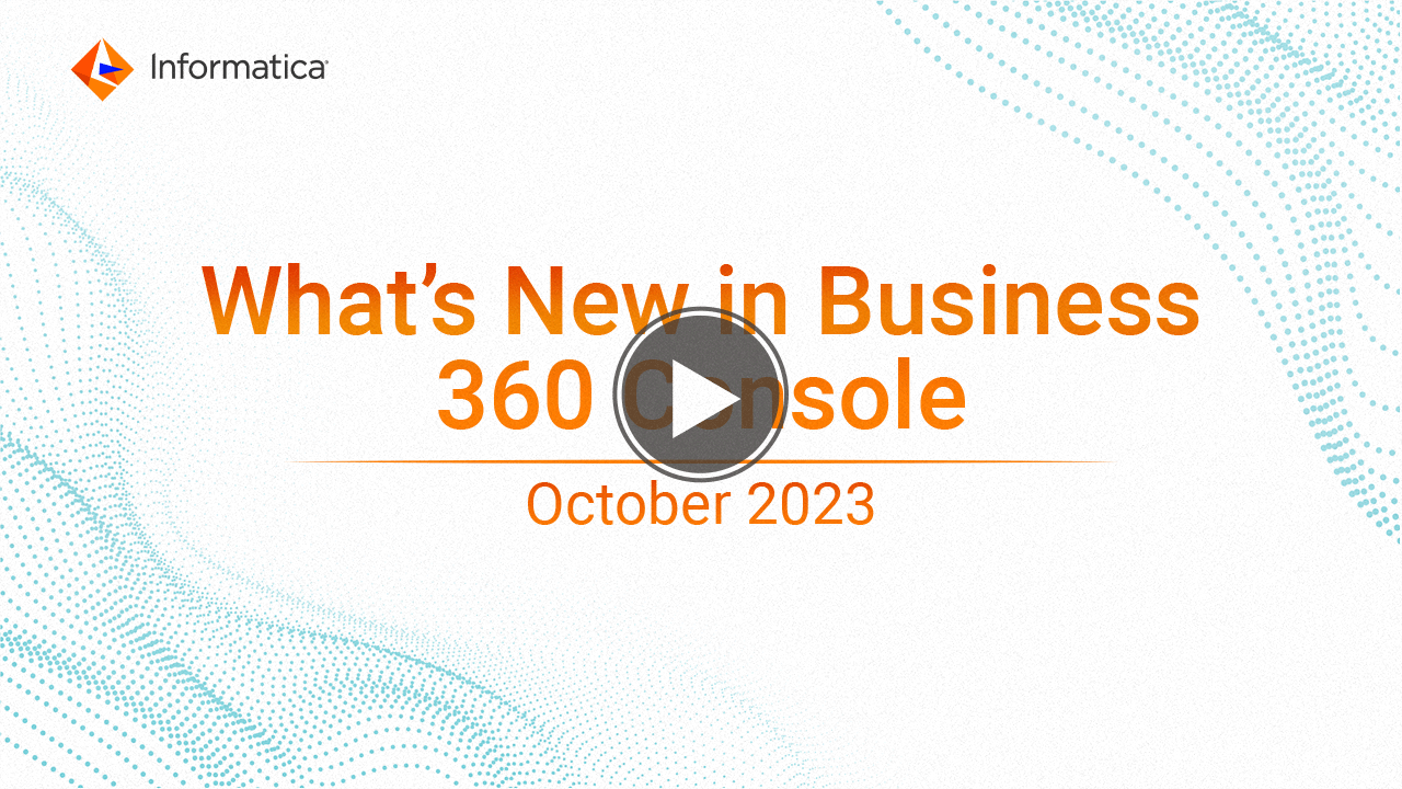 Business 360 Console What's New video for October 2023 release.