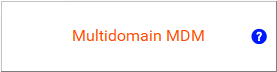 Get help for Multidomain MDM.