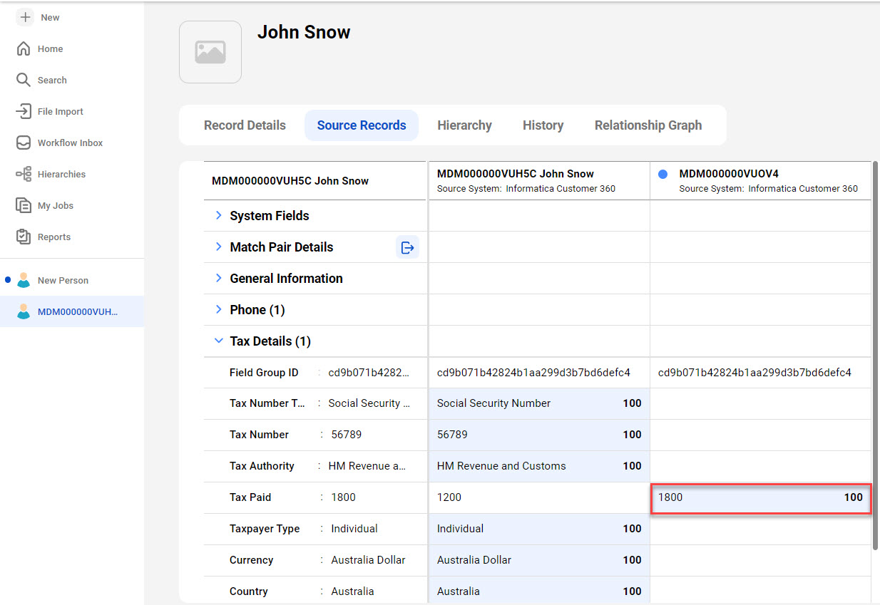 The image displays the source record page.