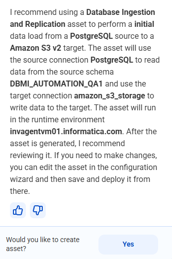 Summary of a task definition with a PostgreSQL source and Amazon S3 target