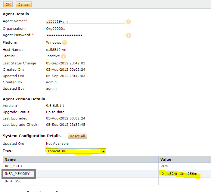 The following image shows the System COnfiguration Details box. The following image shows the System COnfiguration Details box.