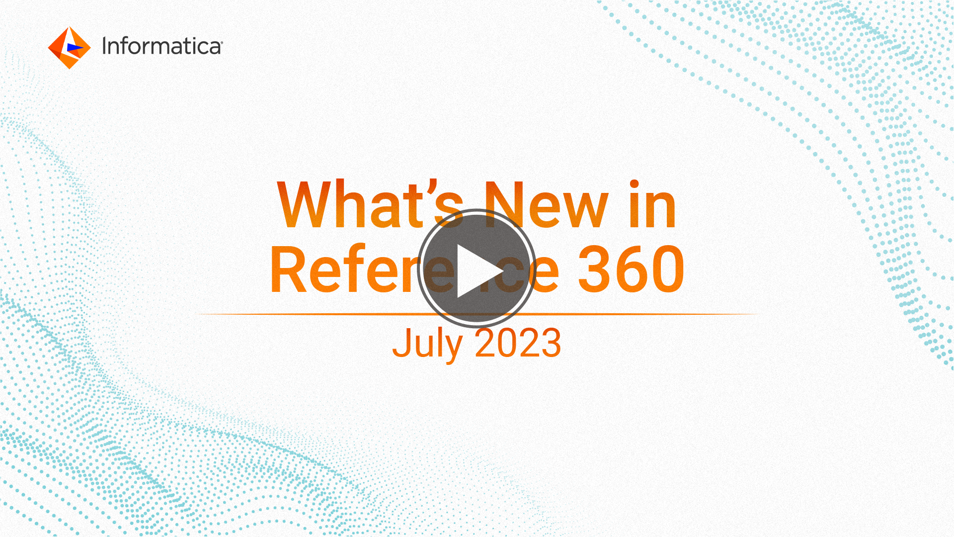 Reference 360 What's New video for July 2023 release.