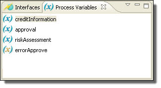 process variables view with fault variable