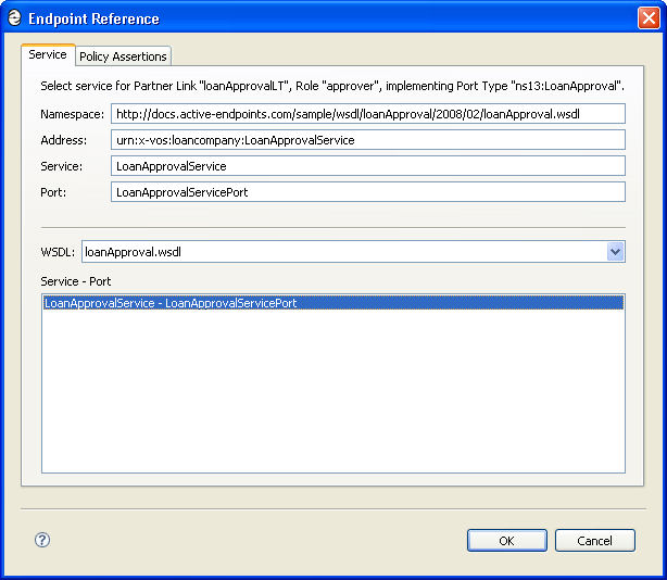 Endpoint Referencee selection