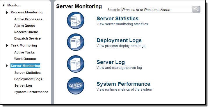 Server Monitoring Page