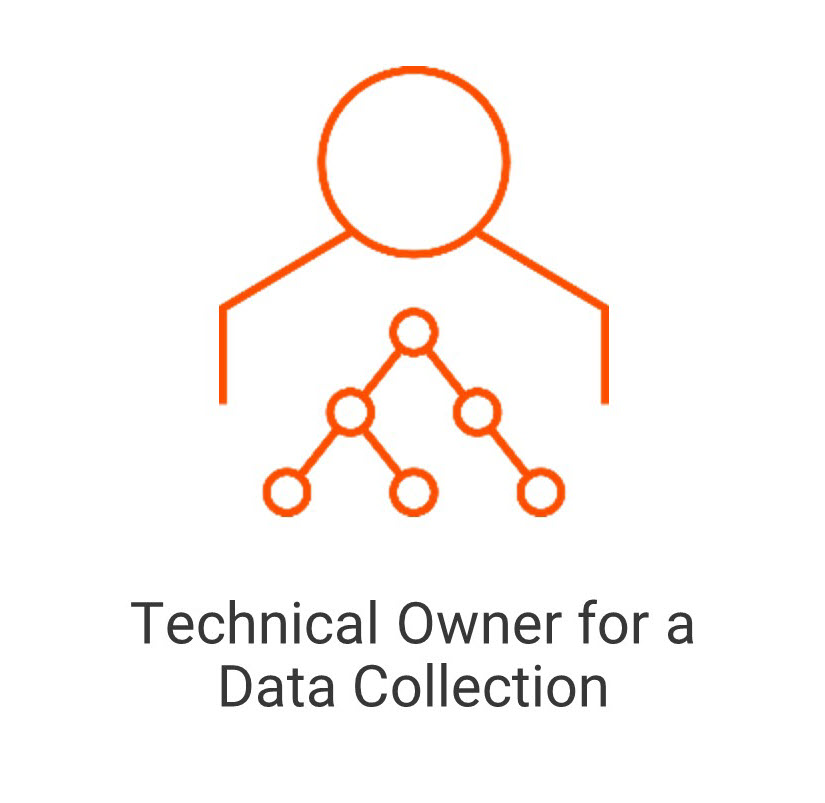 Icon of the technical owner for a data collection