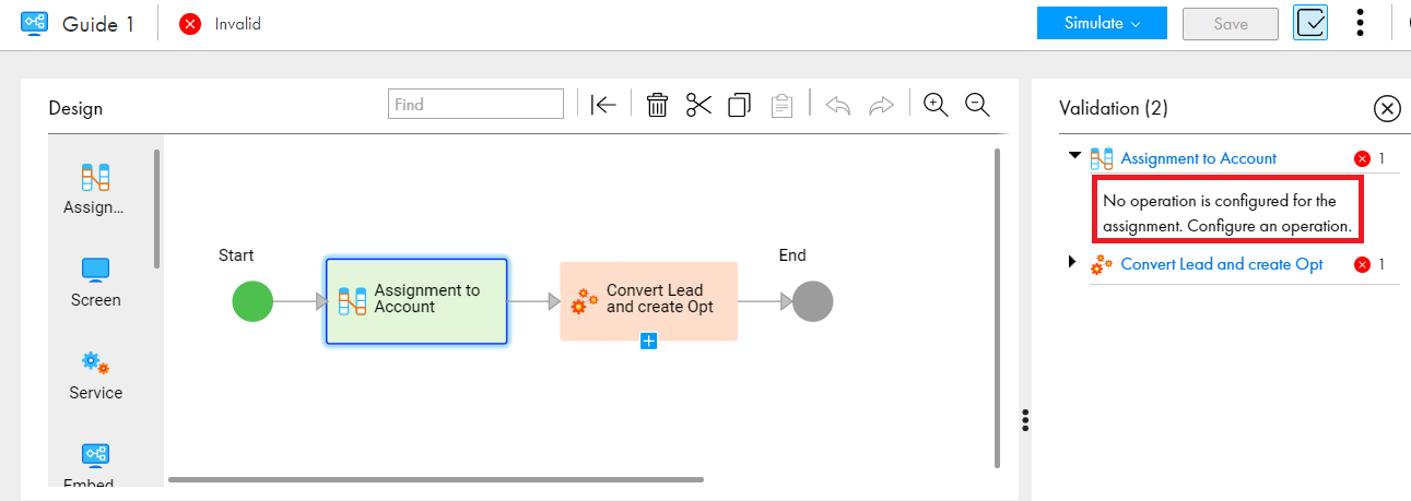 The image shows an error row.