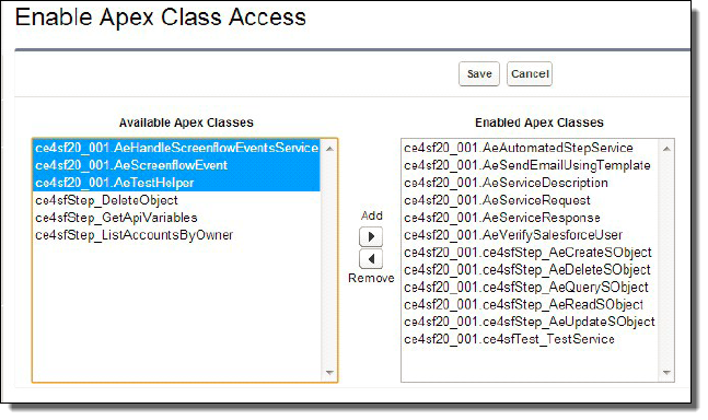 Enaled Visualfoce Page Access