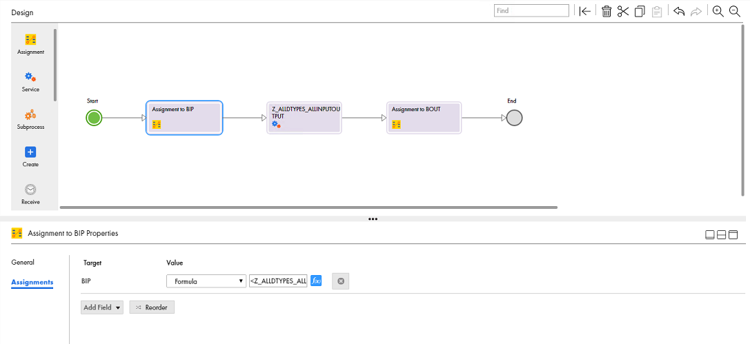 Assign the Saleforce input variable to read all the company code IDs from Salesforce.