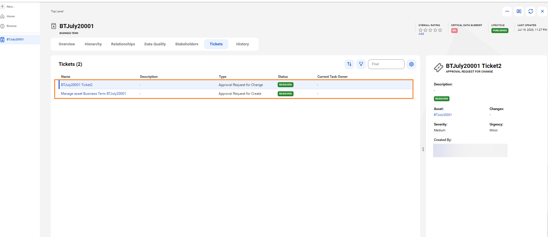 Image depicting a workflow ticket.