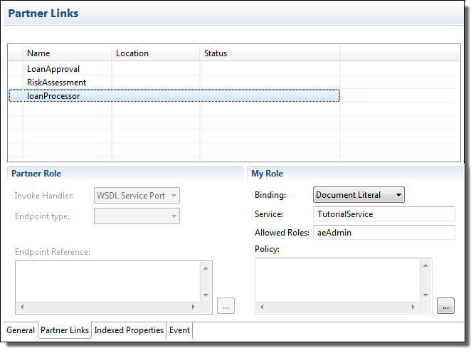 loanProcessor selected when creating a PDD