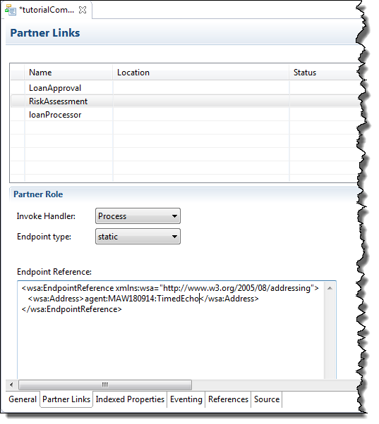 Partner Link tab showing agent address